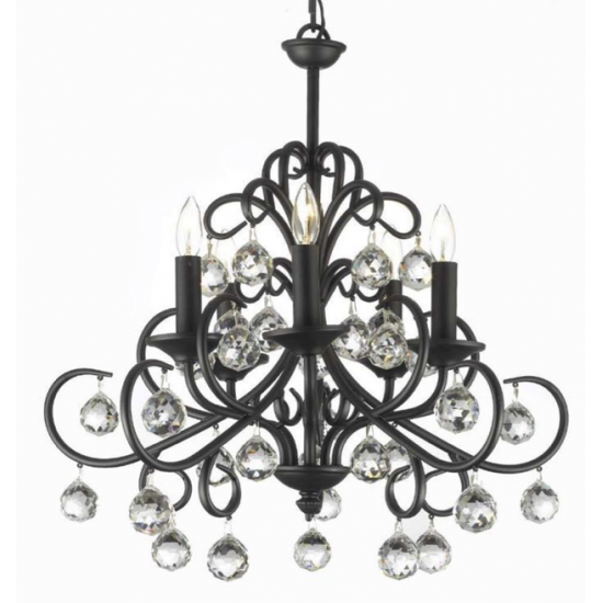 Outdoor on sale iron chandelier